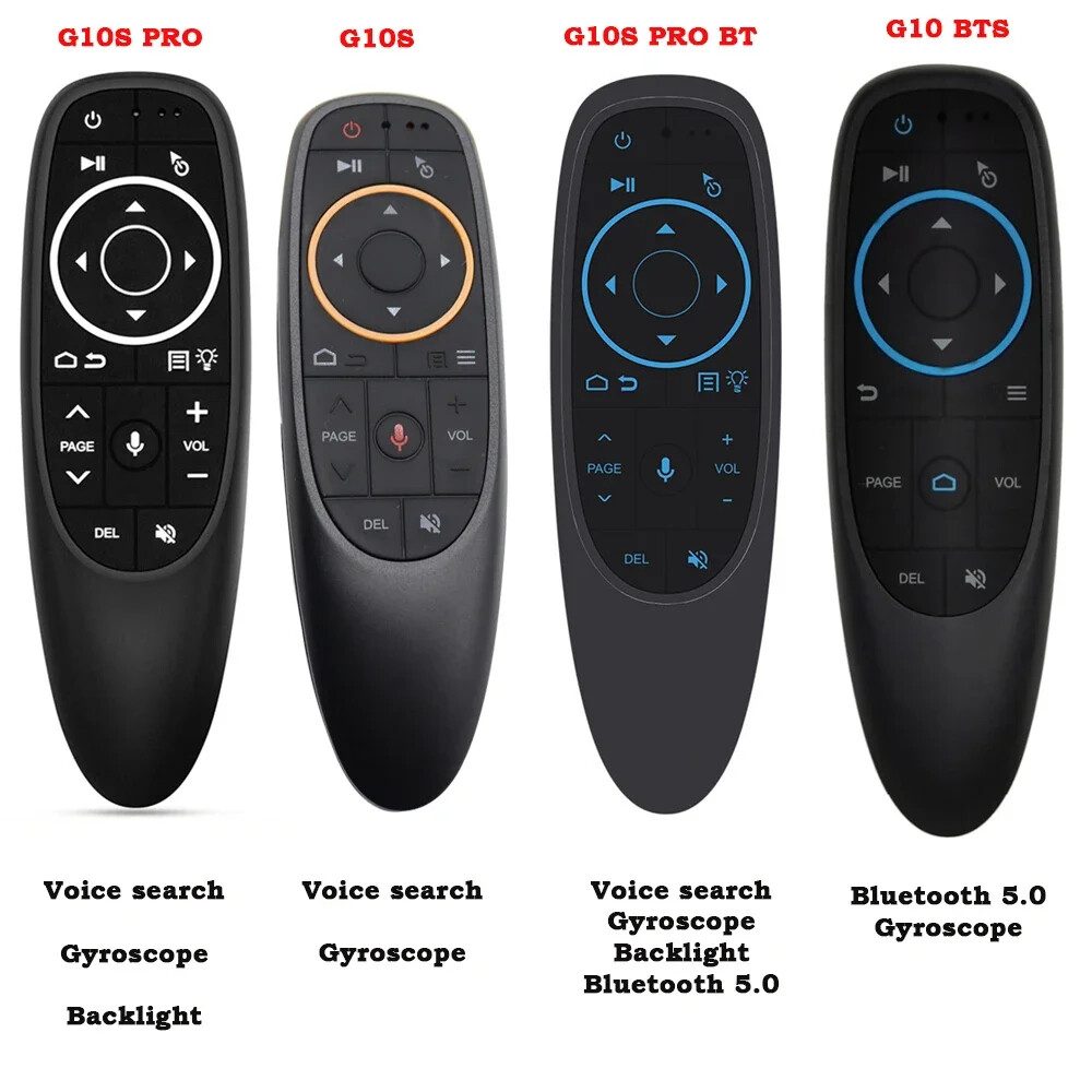 Air Mouse Voice Remote Control 2.4G Wireless IR Learning for Android TV Box PC