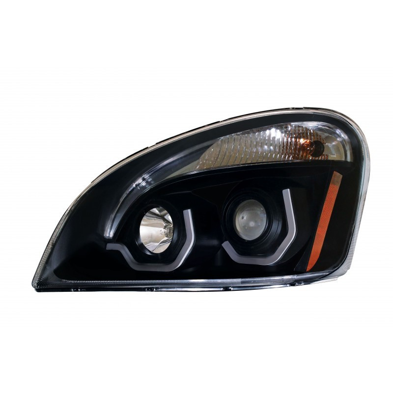 LED Projection Headlight for Freightliner Cascadia - Blackout - Driver Side