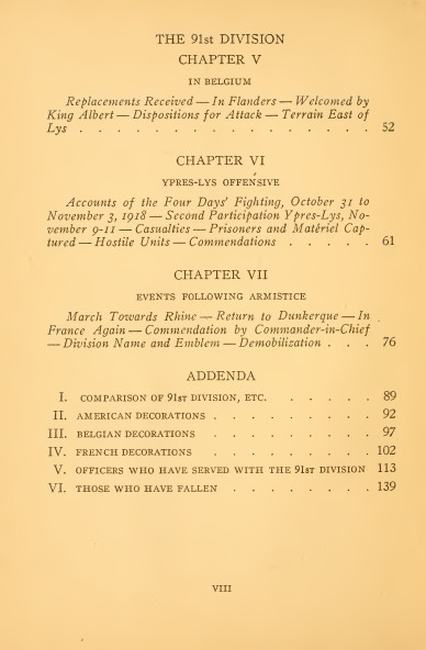 WW I US Army 91st Division Lists All Award American French & Belgian!!! Book