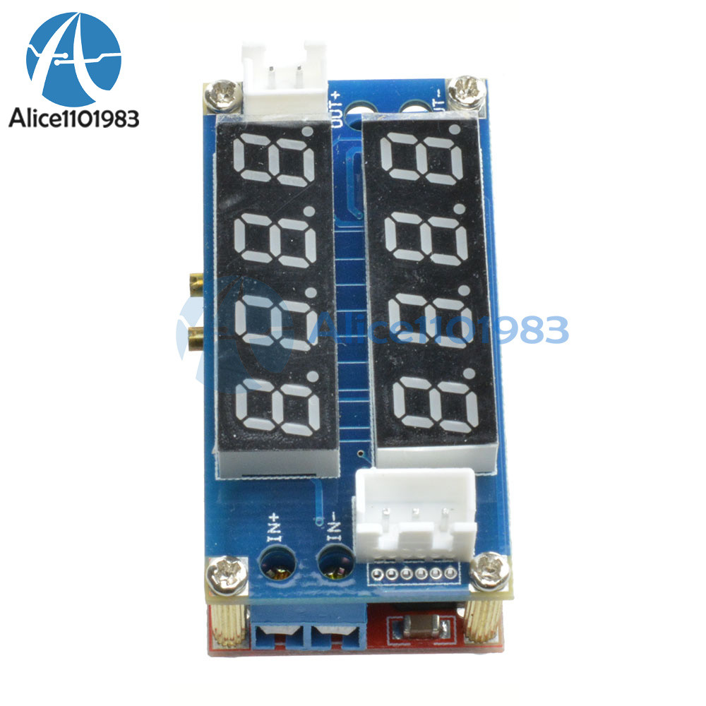 5A Adjustable CC/CV Display Step Down charge Module LED Panel Voltmeter Ammeter