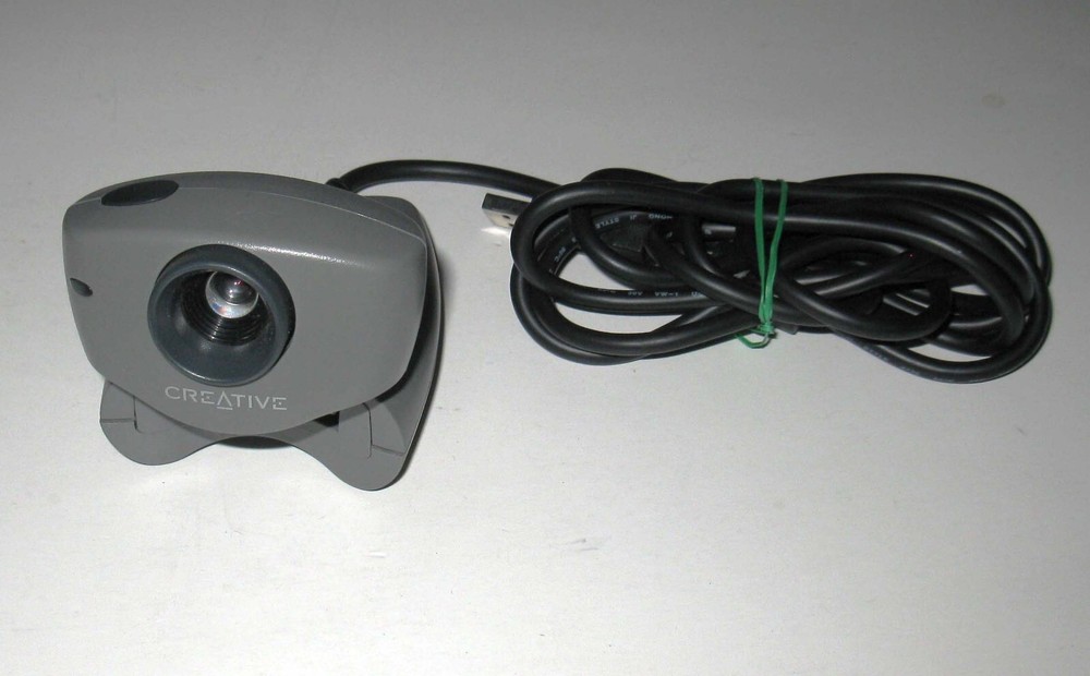 Creative Video Blaster USB Webcam PD0040 Gray Tested No Drivers Available Camera
