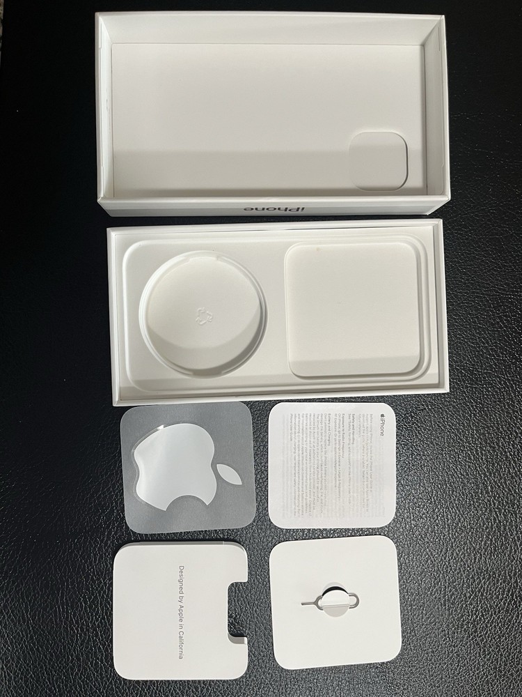 Original Retail Box for Apple Pink iPhone 13 Empty Box , Sim Tool, Decal