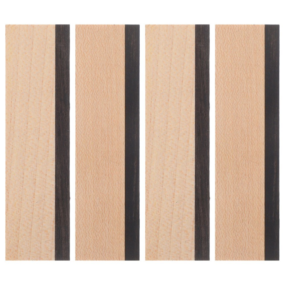 4pcs Guitar Saddle Bridge: Wood Bridge Saddle Replacement For Dobro Folk