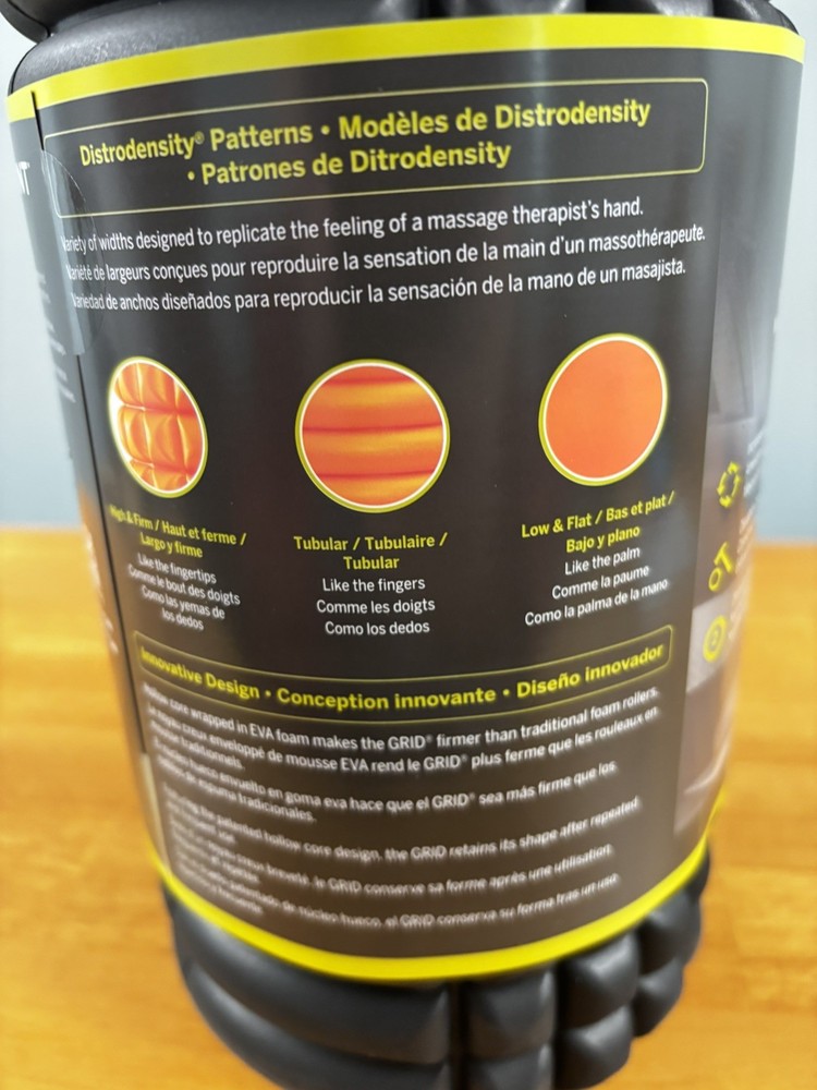 Foam Roller Trigger Point Performance TPT-GRDBW The Grid Black Roller Stretch