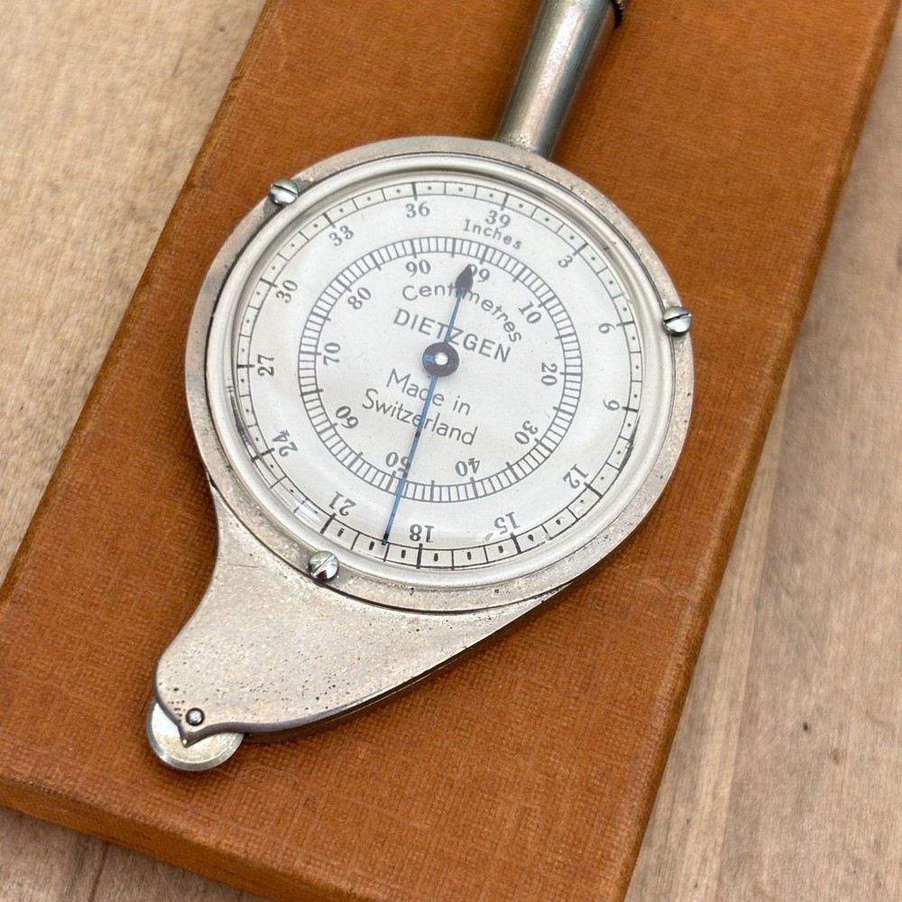Vtg Dietzgen Plan Map Measure 1718 Tool Swiss Opisometer Drafting Layout Meter