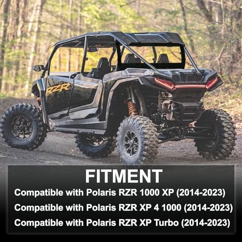 RZR 1000 XP UTV Rear Window,Back Window Soft Rear Windshield Compatible with