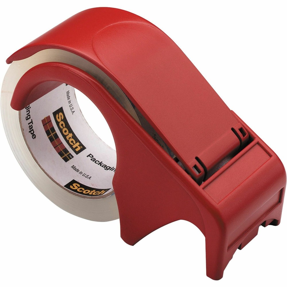 3M DP300RD Scotch Tape Dispenser Red Handheld 2" Width