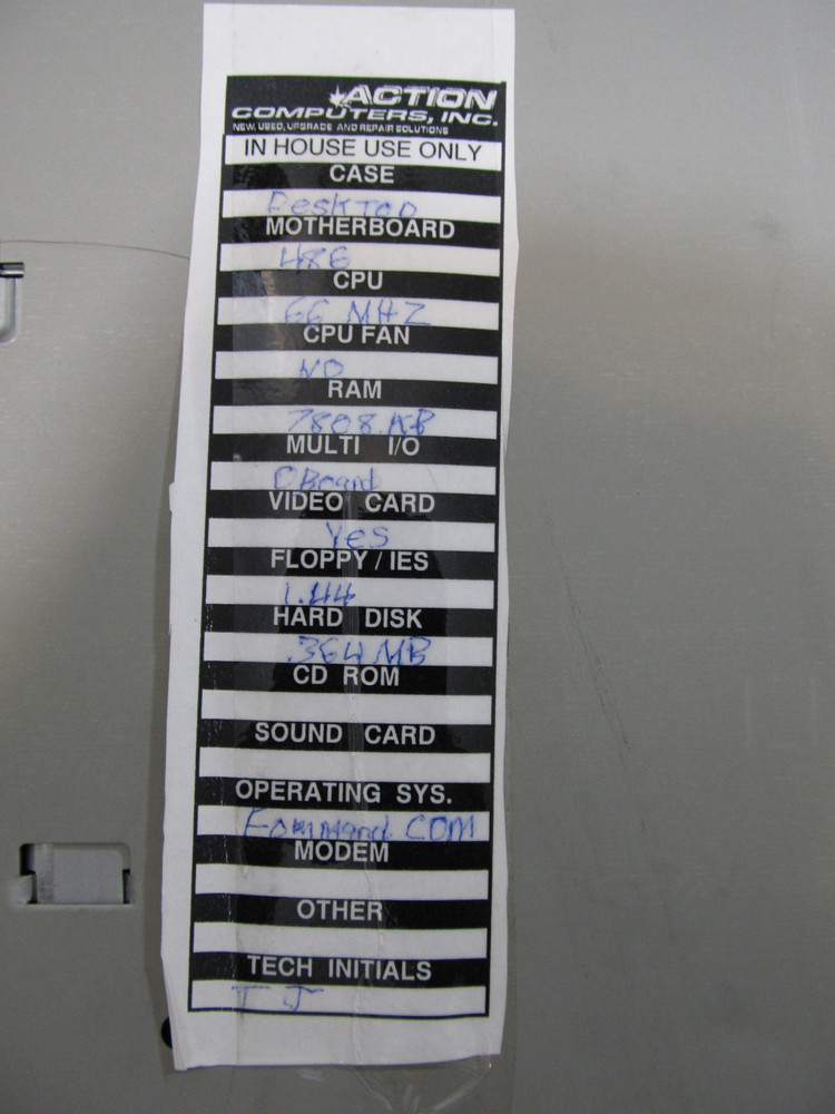 Vintage IBM ValuePoint 466DX2/Dp Computer ****Pls Read