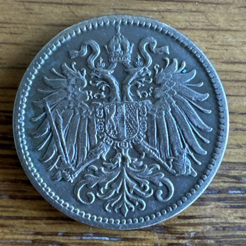 AUSTRIA 1896 2 HELLER
