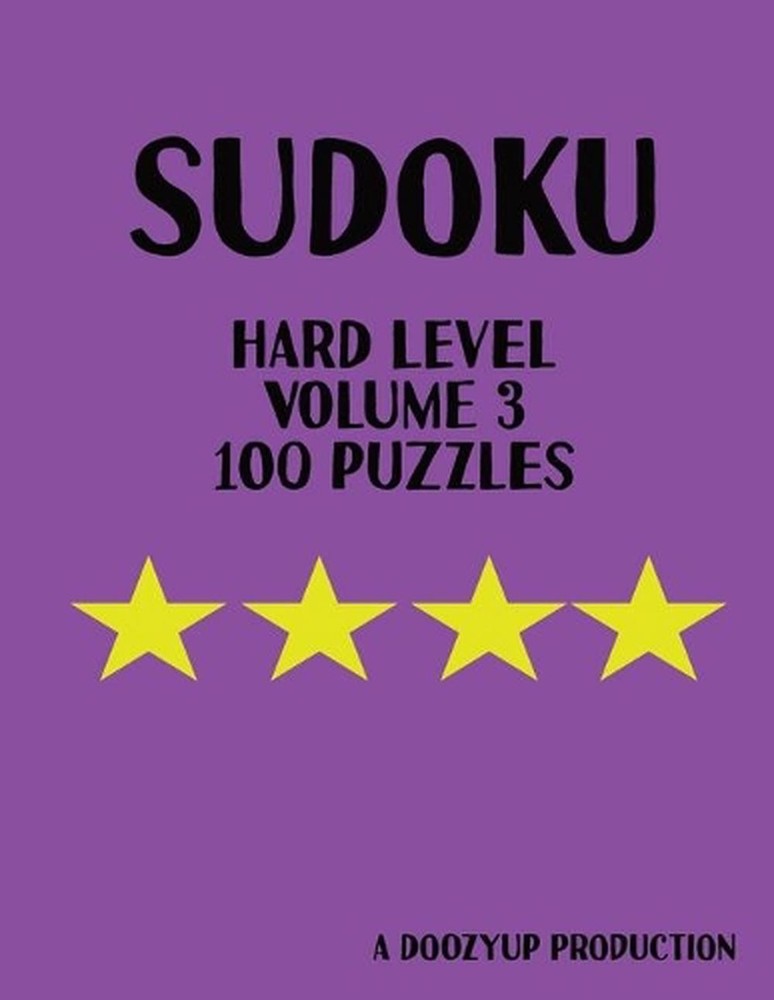 100 Hard level sudoku puzzles volume 3