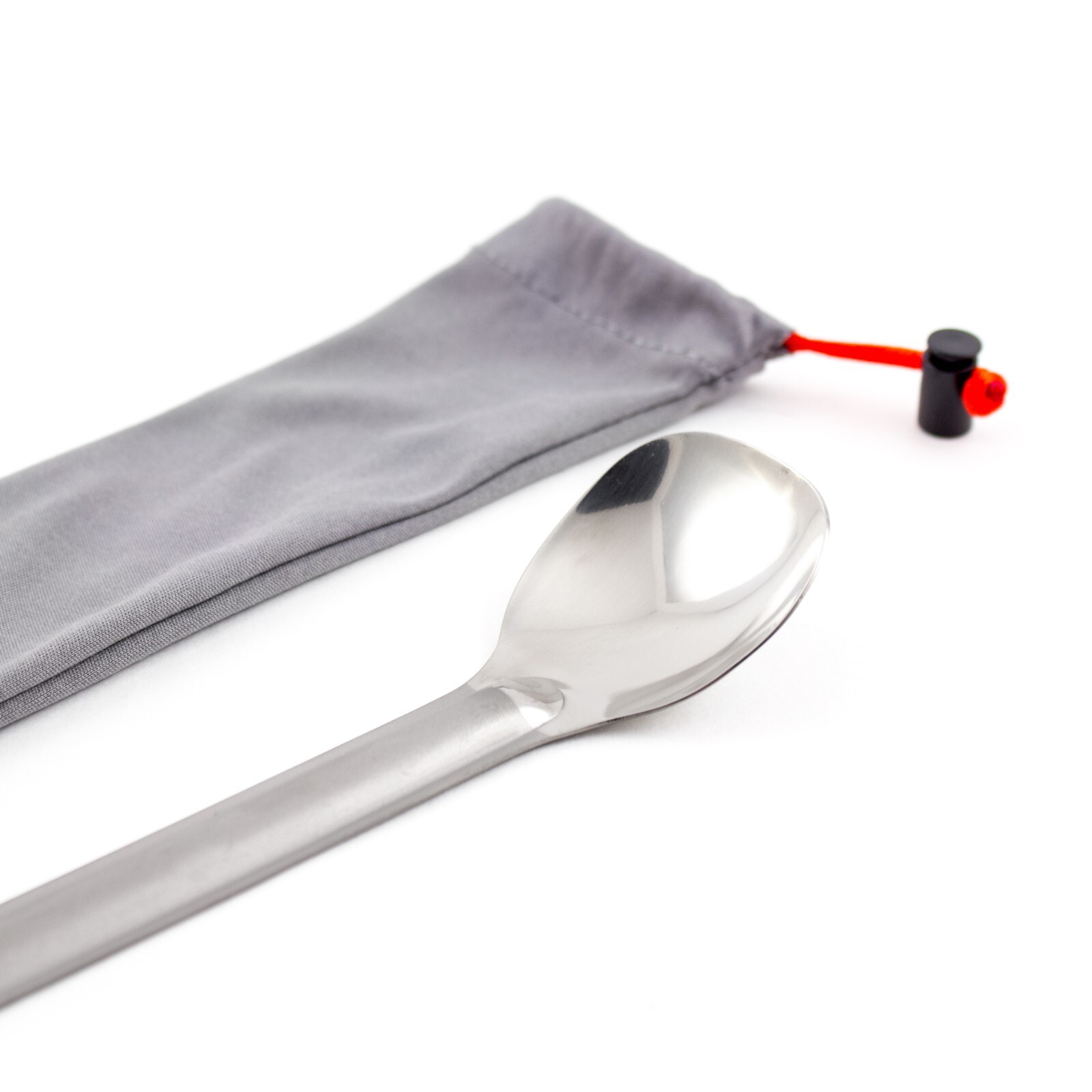 2PC Titanium Long Handle Spork Spoon Ultralight Backpacking Camping Core Element