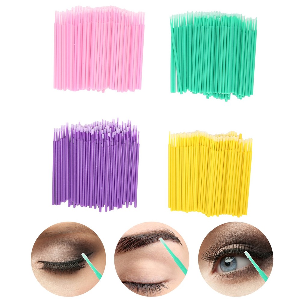 Hot Bendable Micro Applicator Brushes Micro Wands Supplies For Makeup
