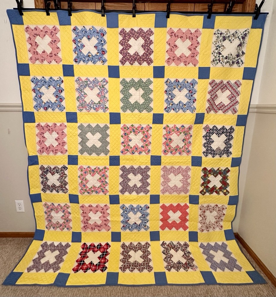Handmade Patchwork Cotton Album Quilt