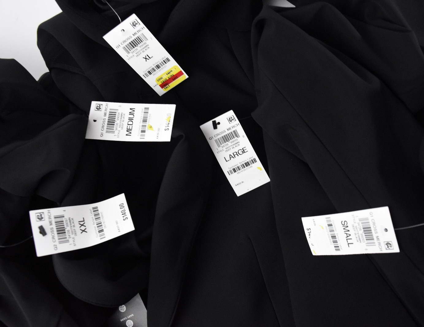 Alfani Men's Sports Coat Jacket Blazer New S M L XL XXL Black 2 Button Stretch