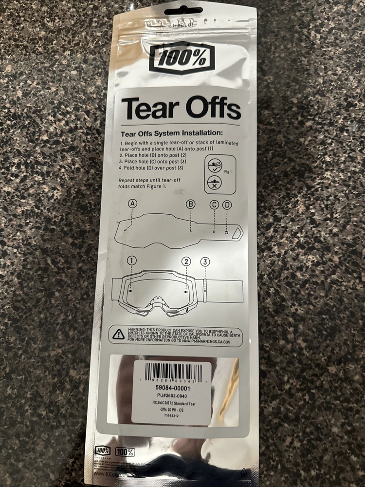 100% Tear Offs