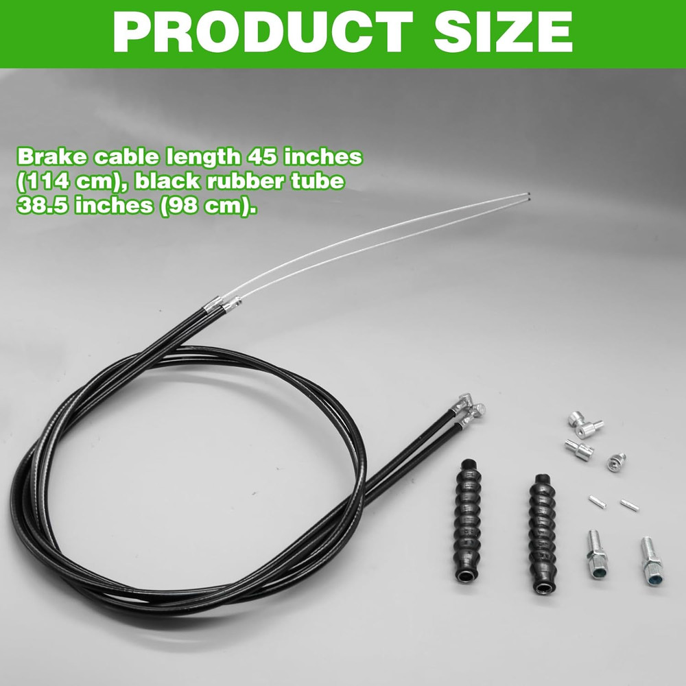 14-Piece Universal Brake Cable Replacement Kit for Rollator Walkers