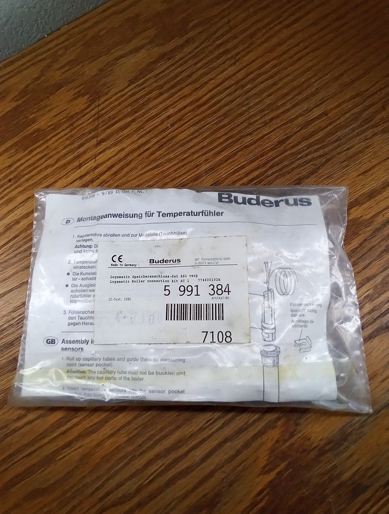 Buderus 5 991 384 Solar Storage Sensor