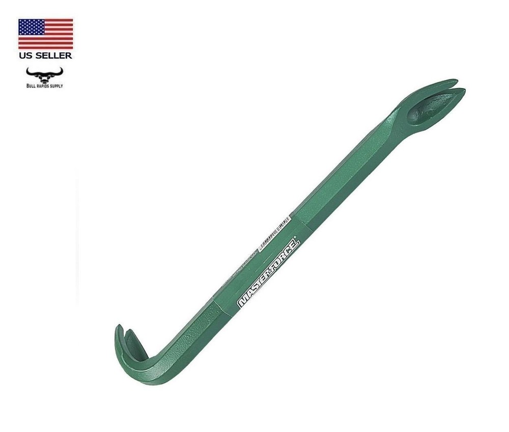 11" Double End Embedded Nail Puller High Carbon Tempered Steel Offset Claw