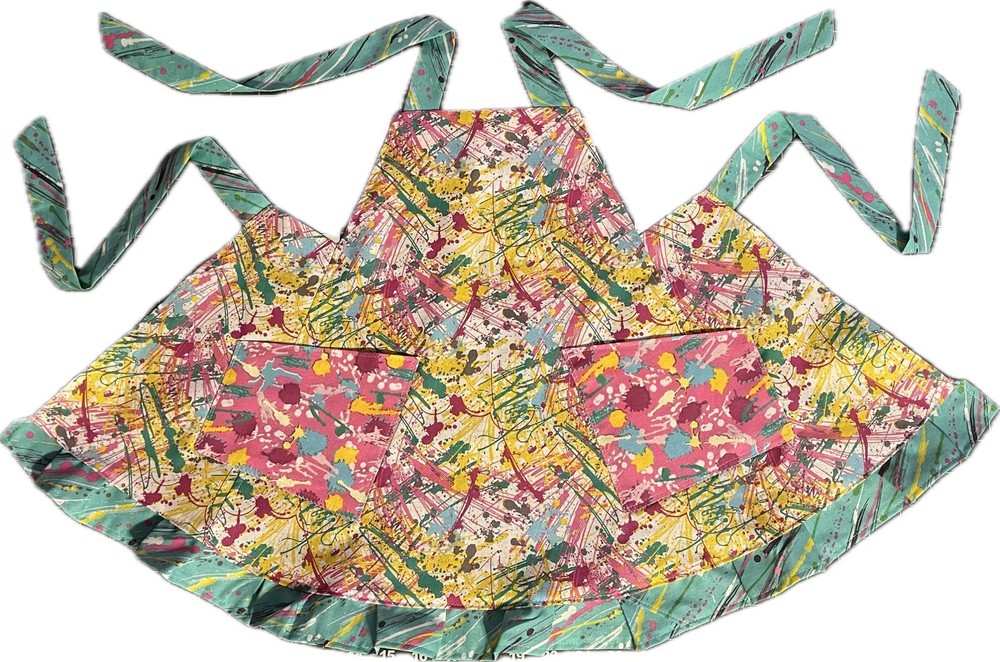 Paint Spatter Kids Apron 3/4T