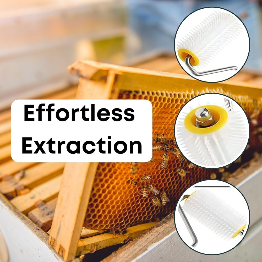 Honey Extractor Uncapping Needle Roller Tool for Beekeeping Honey Spinner Extrac