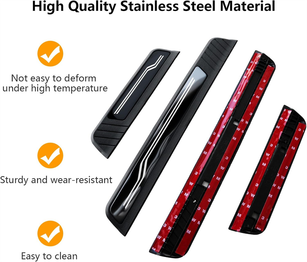 For Honda CR-V CRV Steel Accessories Protector Door Sill Scuff Plate Car Sticker