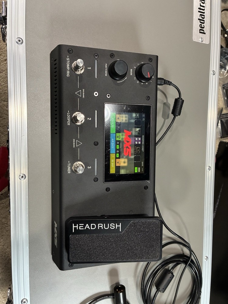 Headrush MX5 Guitar Multi-Effects Processor Touch Screen Display w/ Pwr Cord