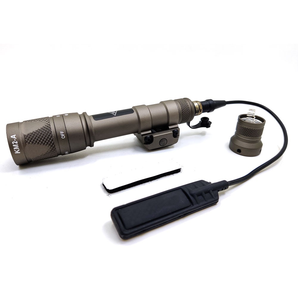 LED Flashlight M600V infrared Light IR & LED Light combo with Switch + Tail Cap
