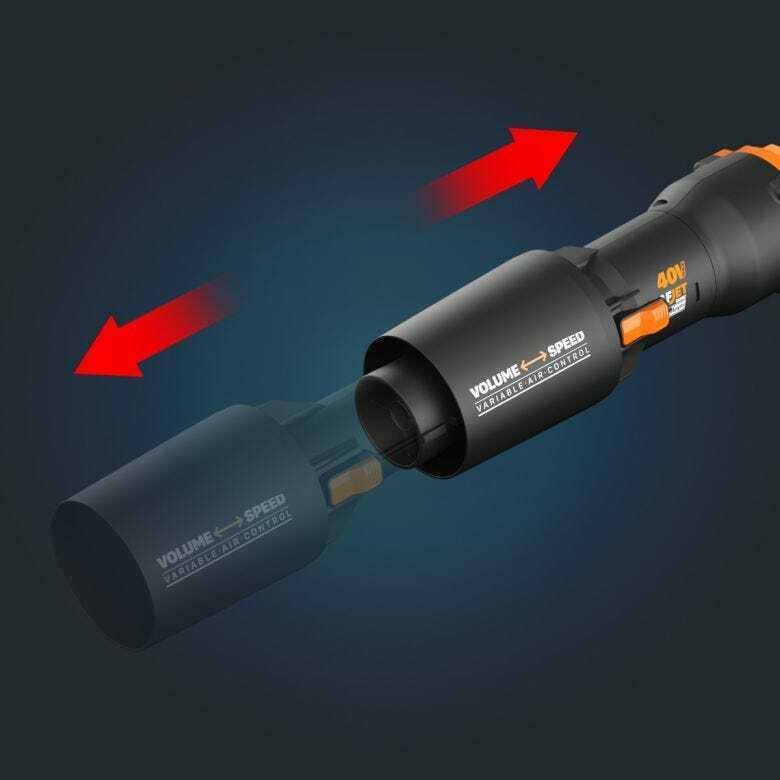 WG585 Worx NITRO 40V PowerShare Pro LeafJet Cordless Leaf Blower - SR