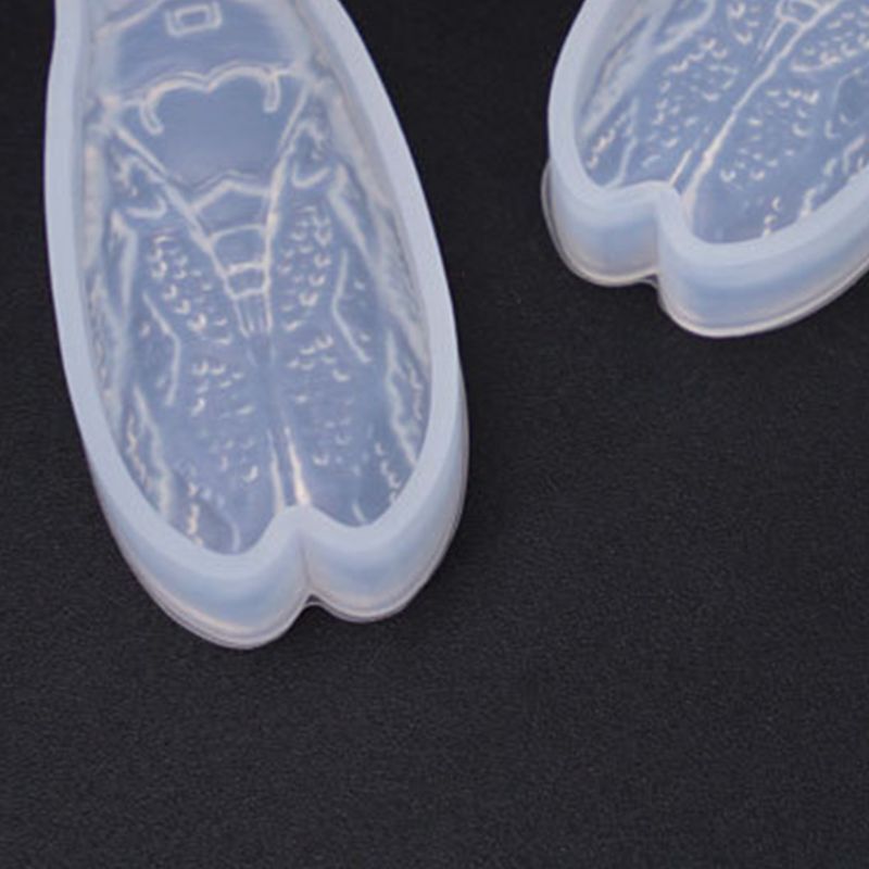 Animal Pattern keychain Mold Silicone Cicada Shape Charm Kitchen Baking Mold