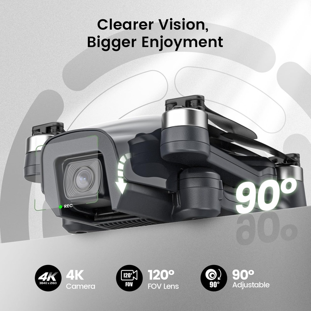 Foldable Drone with Follow Me & Auto Return