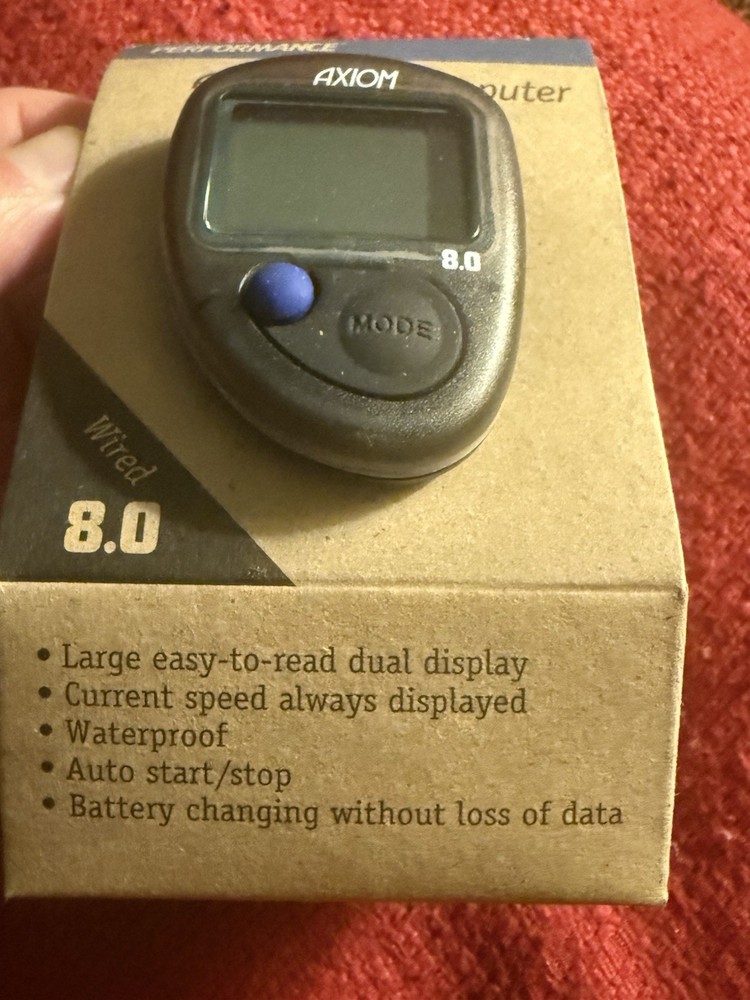 Performance Axiom 8.0 Wired Cyclocomputer NEW