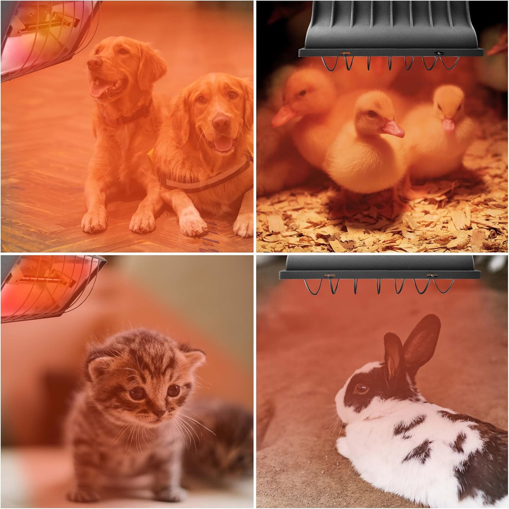 250Wbrooder Heater Replacement Bulb, 4000-5000 Hours Work, Brooder Heater for Ch