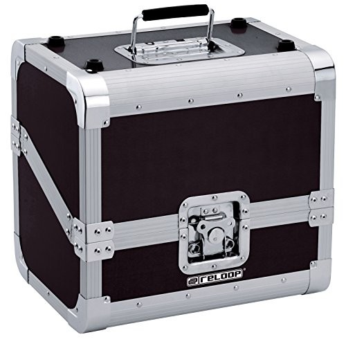 Reloop 80 Record Case Black - Classic Record Case, Round Protective Angles,