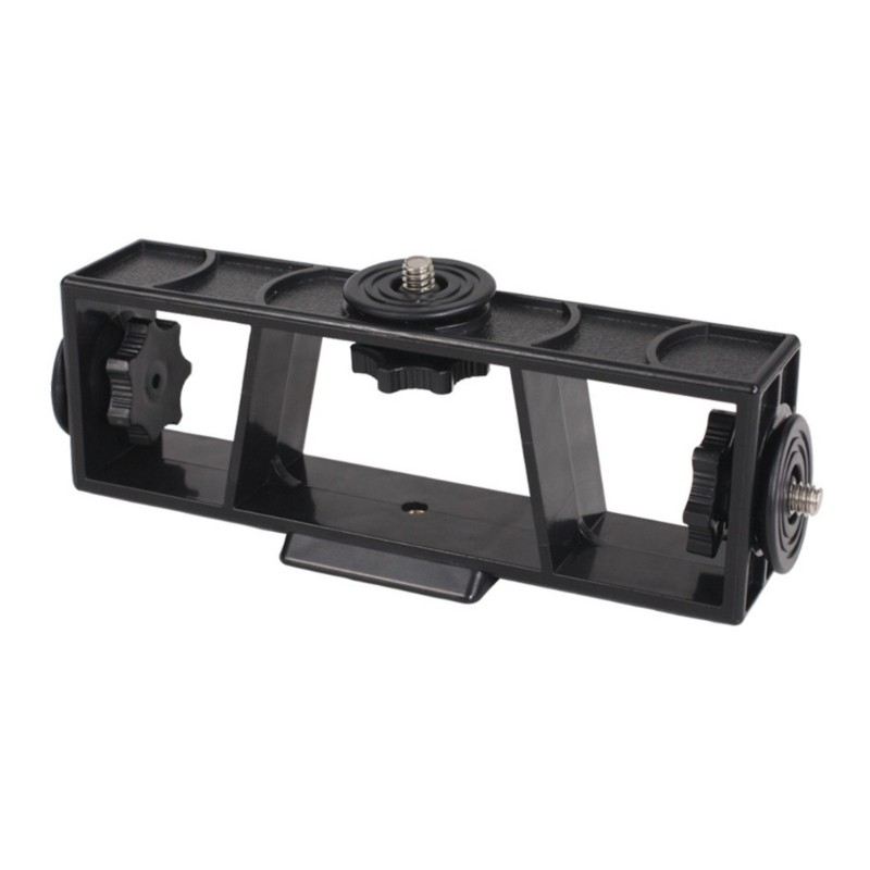 Three Position Phone Stand Holder Bracket 3-Position Mobile PhonesTripod Adapter