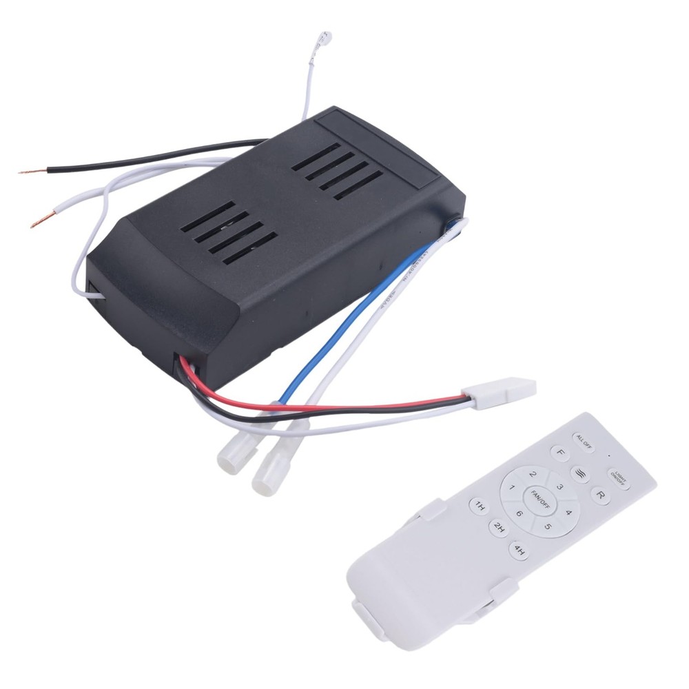 Universal Ceiling Fan Remote Control Kit 6 Speed Timer Light Control