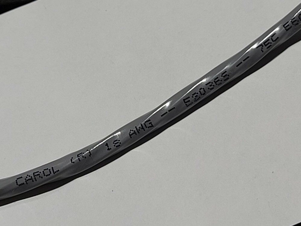 Carol E2036S 18/6C Shielded Security/Communications Cable Riser Gray /50ft