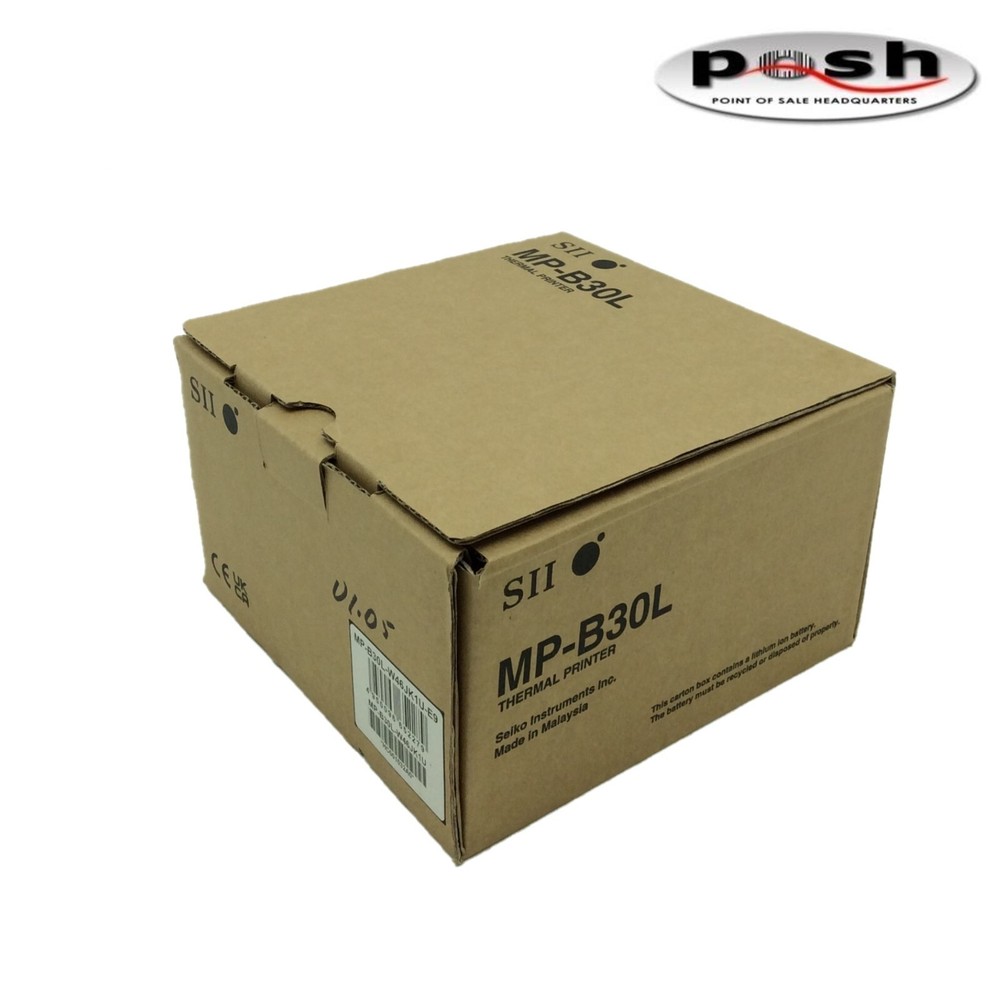 Seiko SII MP-B30L 3" Portable Bluetooth Wireless Thermal Printer IOS Compatible