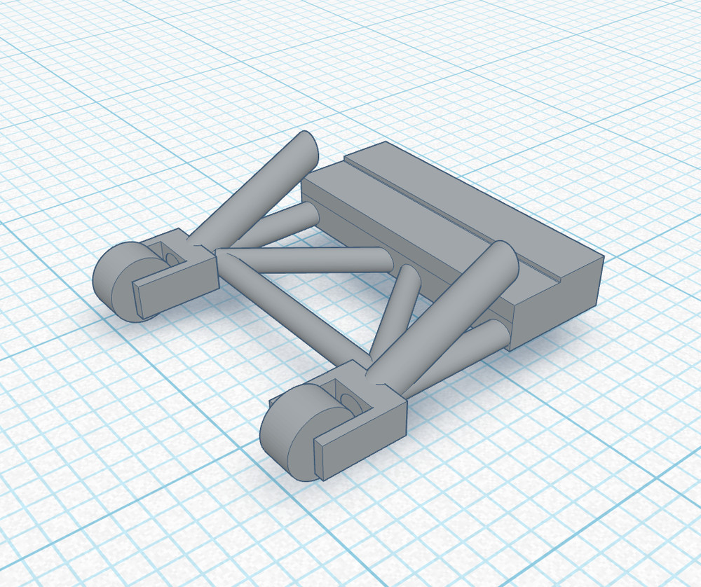 Gasser Wheelie Bar (3D printed resin)