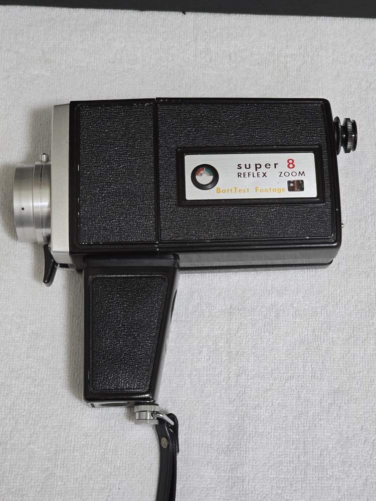 Vintage Super 8 Reflex Zoom Camera Lentar 5x Lens Bundle Untested