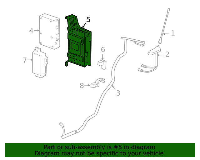 Genuine GM Bracket Assembly-Comn Interface Mdl 95039297