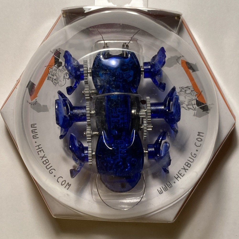 New in Sealed Box 🔥 HEXBUG ANT Micro Robotic Creatures BLUE Hex Bug