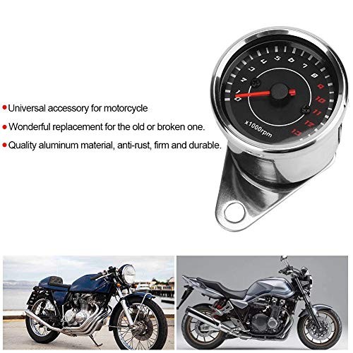 Motorcycle Tachometer, Universal Motorcycle Backlight Tachometer Speedometer