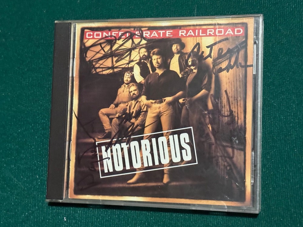Confederate Railroad Signed/Autographed CD "Notorius"