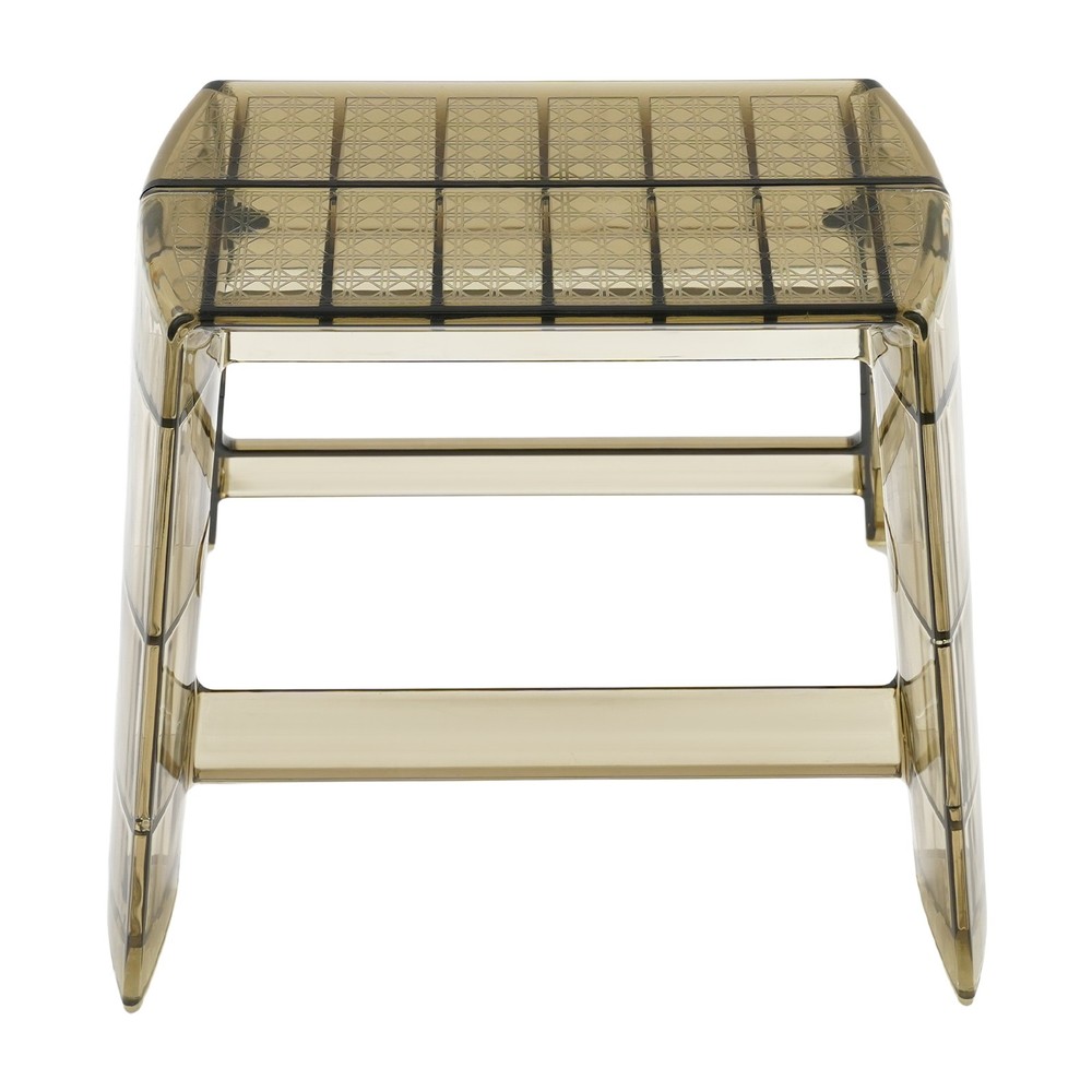 2 Step Protable Step Ladder Step Stool Clear Coffee Stool For Indoor Outdoor