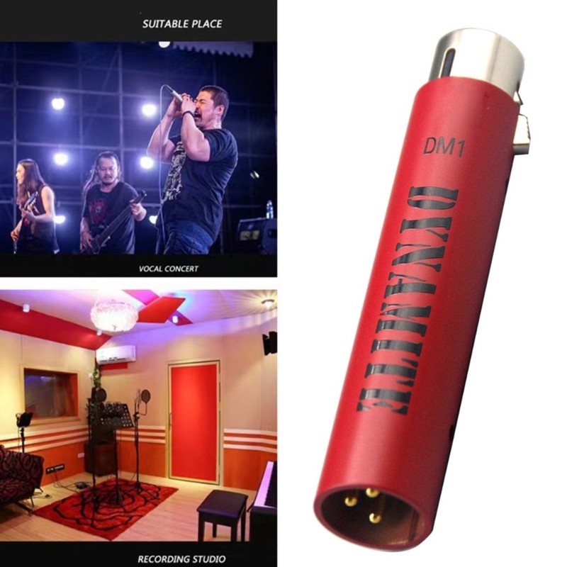Microphones Preamplifier For DM1 Dynamic 28DB Gains Mic Amplifiers For Dynamic