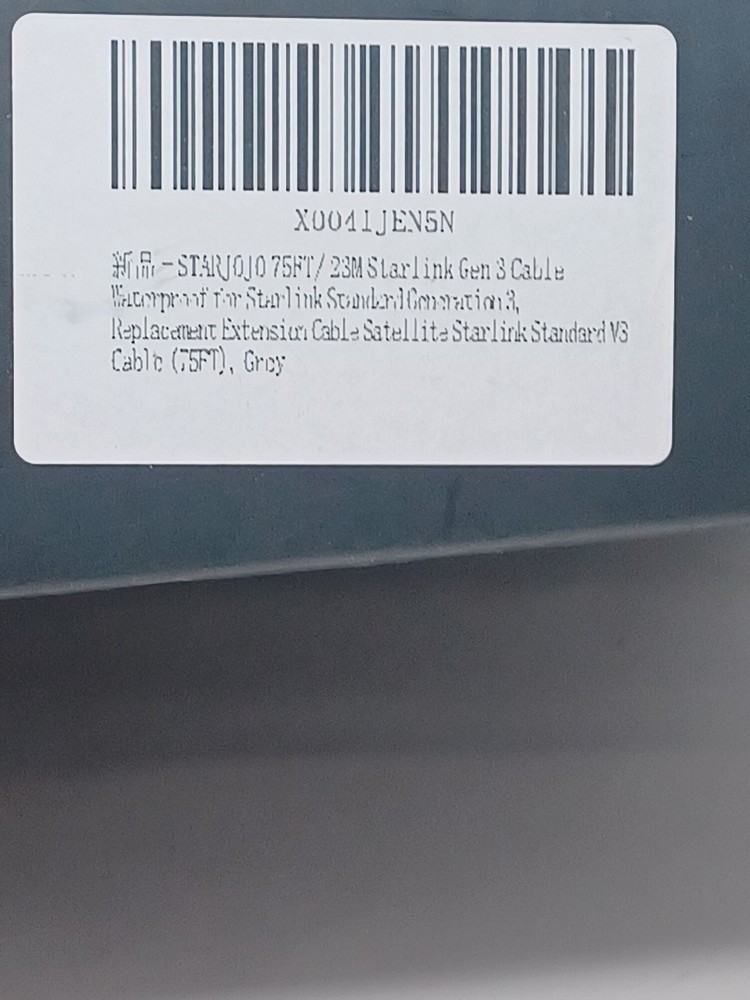 Starlink Gen 3 Cable,75ft/23m Replacement Cable for Rectangular Cable 23M