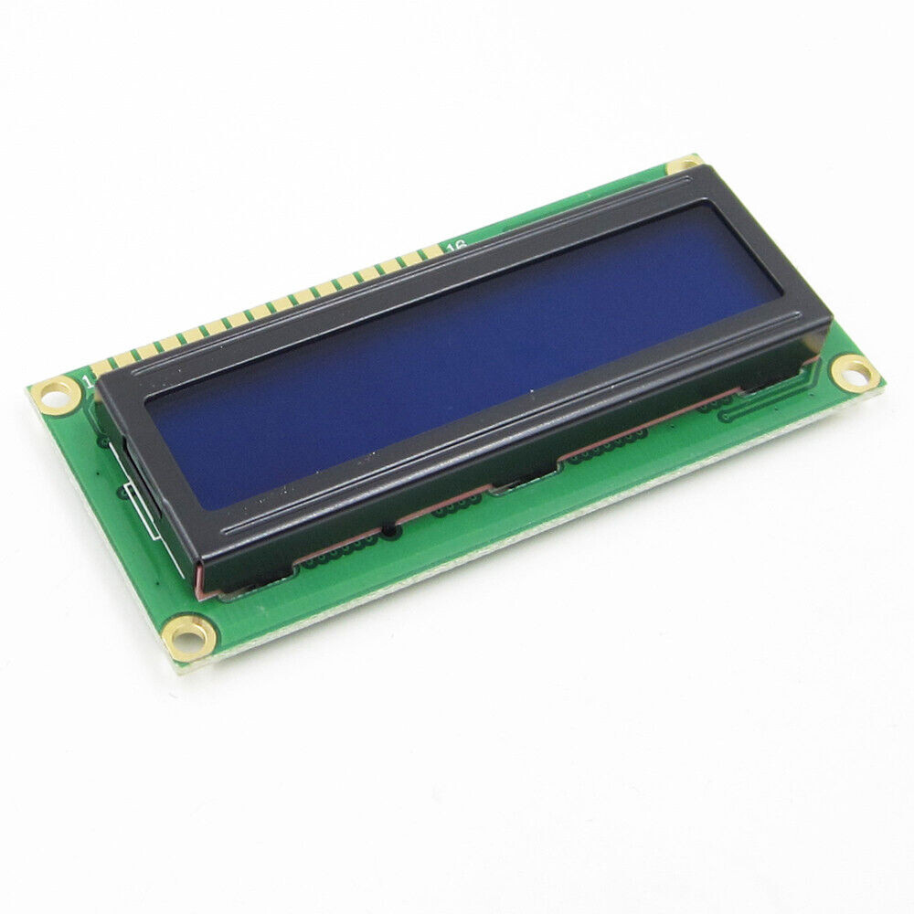 NEW 1602 16x2 Character LCD Display Module HD44780 Controller Blue Blacklight