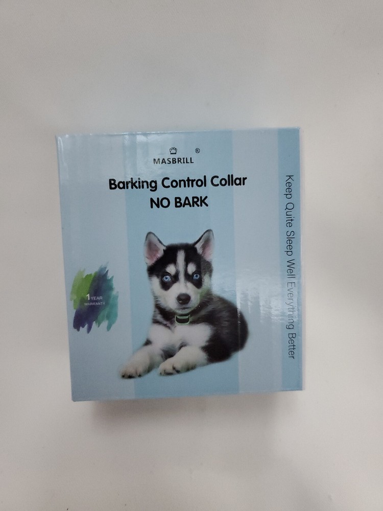MASBRILL Small Dog Barking Control Collar Safe No Bark Device, (BO#1)