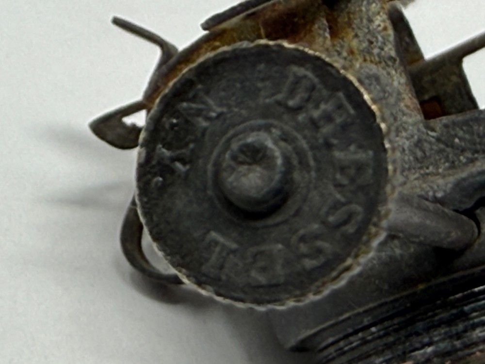 railroad switch light/marker light burner, working with wick