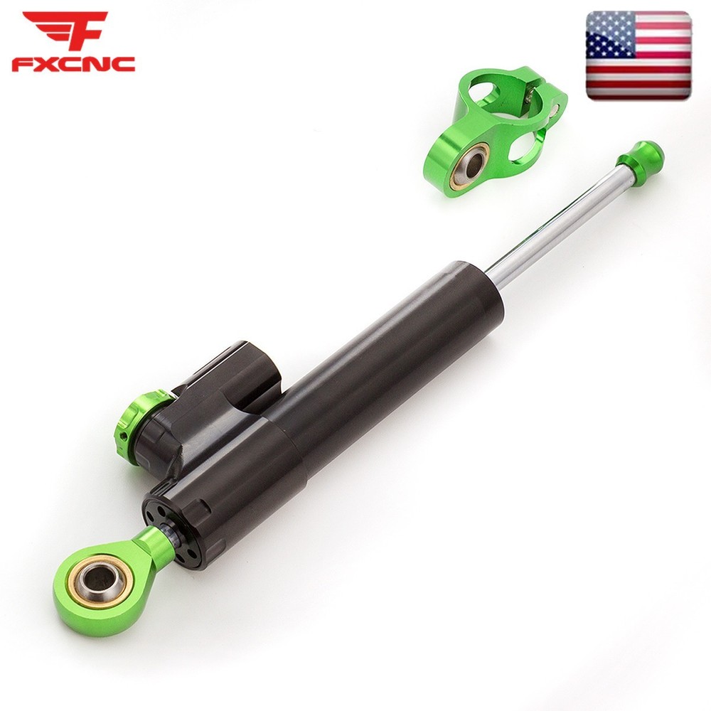 Adjust CNC Steering Damper Linear Stabilizer Reversed Safety Control Damping